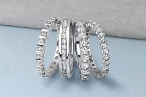 Eternity rings collection from pureludiamonds.co.uk - rings with diamonds