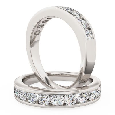 Fast delivery eternity ring with diamonds in stock
