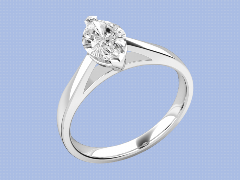 A Marquise cut ring