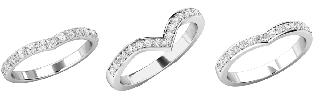 Wishbone Wedding Rings