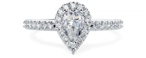 PD620 White Gold Engagement Ring
