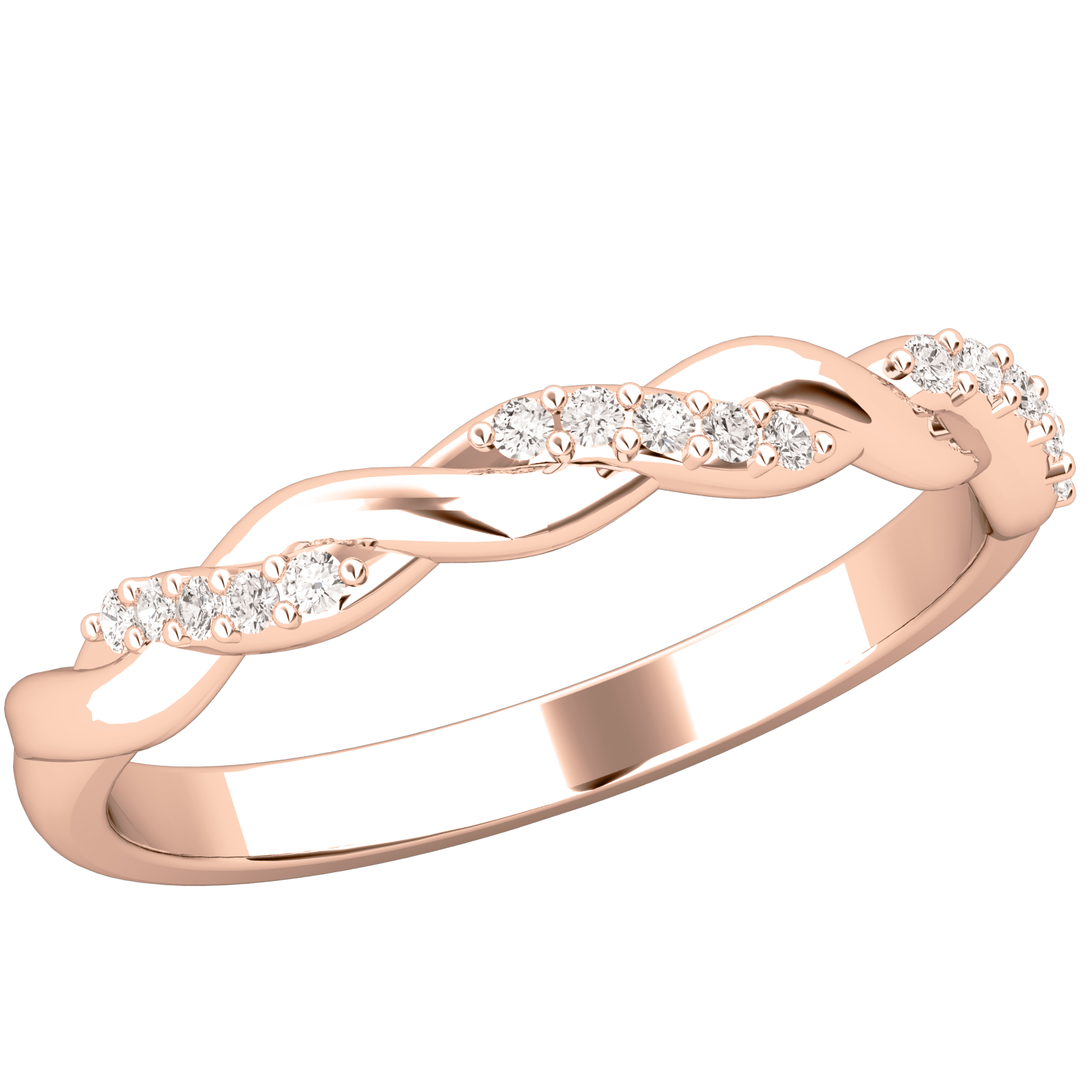 Rose Gold Eternity Ring